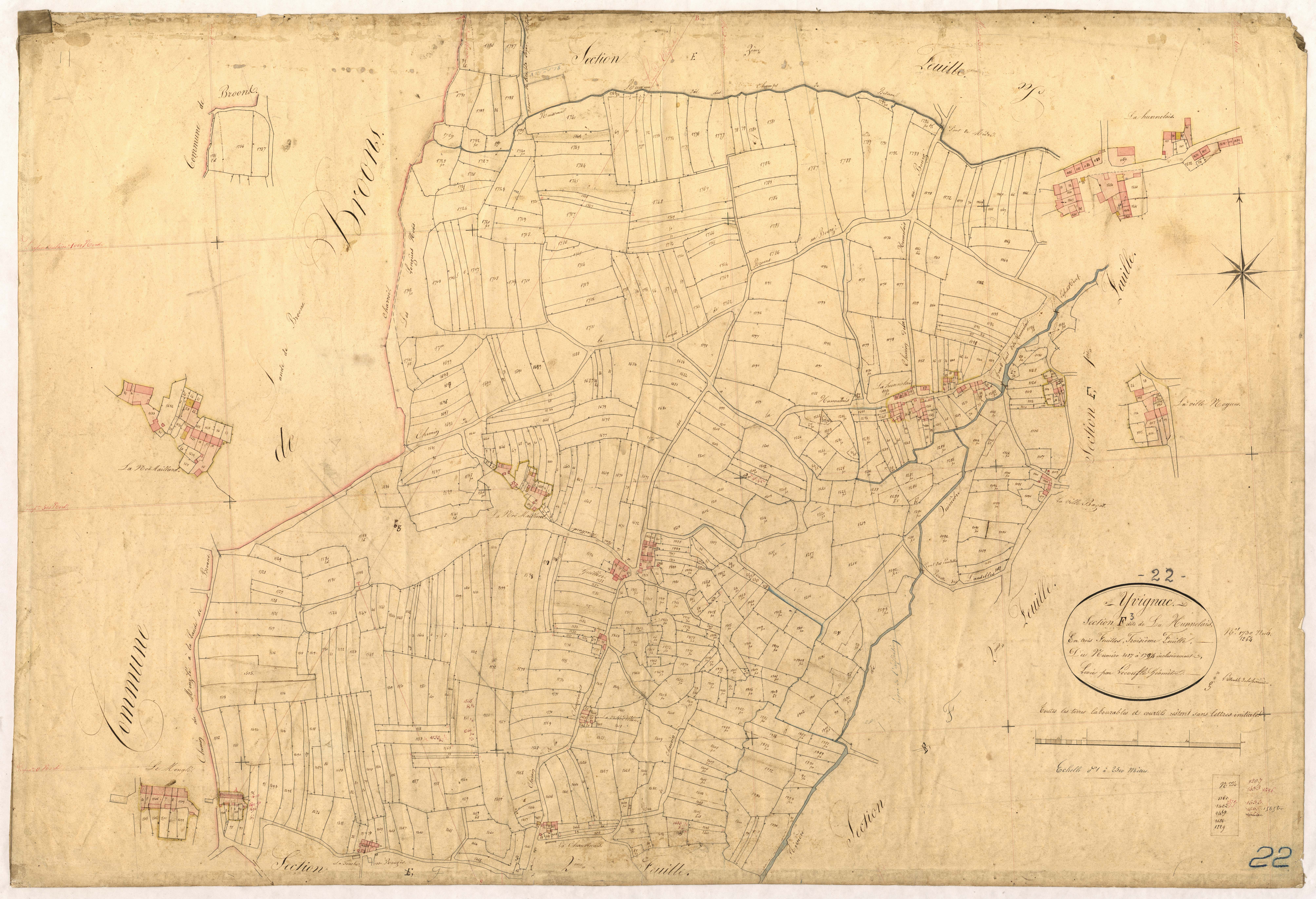 Yvignac-la-Tour - Section F, 3e feuille