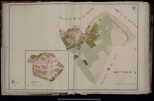 Ahun - Section A dite de la ville d'Ahun (1ère feuille)