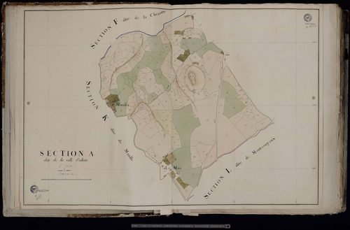 Ahun - Section A dite de la ville d'Ahun (2ème feuille)
