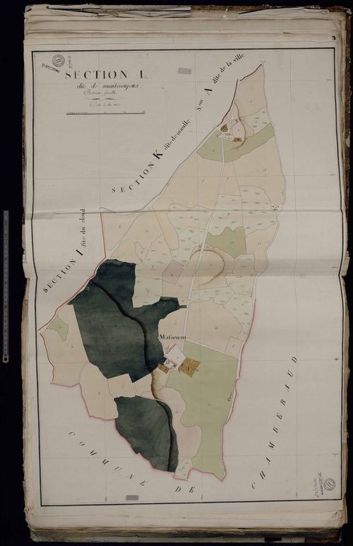Ahun - Section L dite de Mont-Couyeux (1ère feuille)