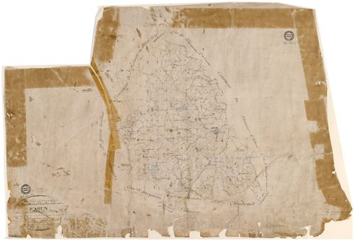 Ahun - Plan parcellaire communal
