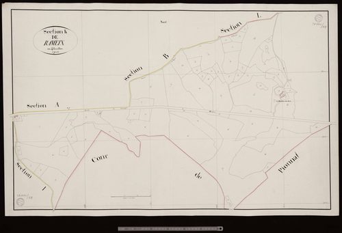 Ajain - Section K dite de Rameix (1ère feuille)