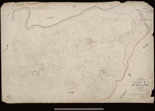 Anzême - Plan parcellaire communal