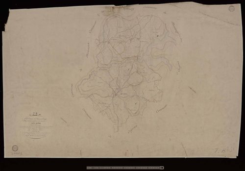 Aulon - Plan parcellaire communal