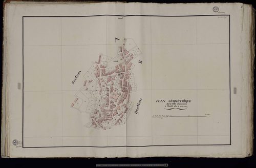 Auzances - Plan géométrique de la ville d'Auzances