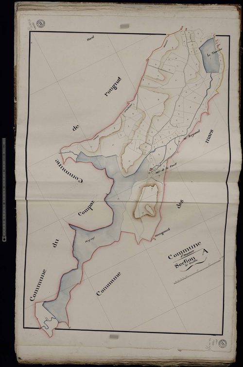 Auzances - Section A: Moulin de La Coust (3ème feuille)