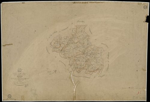 Bétête - Plan parcellaire communal