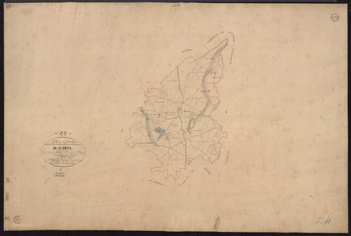 Blaudeix - Plan parcellaire communal