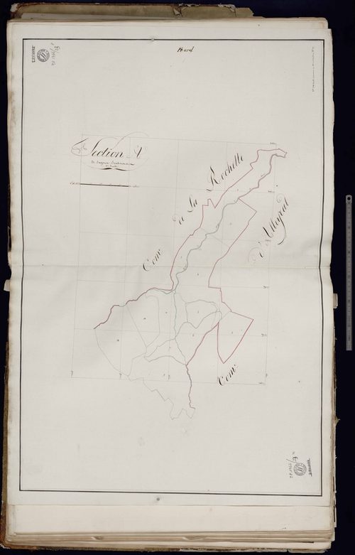 Blessac - Section A dite de Sagnes-Soubrenas (1ère feuille)