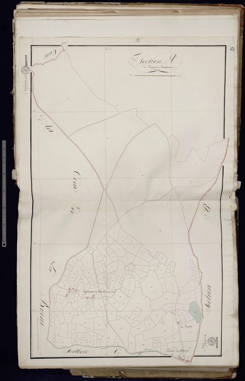 Blessac - Section A dite de Sagnes-Soubrenas (2ème feuille)