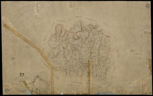 Bonnat - Plan parcellaire communal