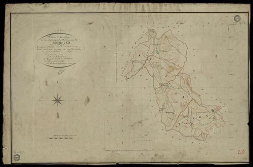 Bosroger - Plan parcellaire communal