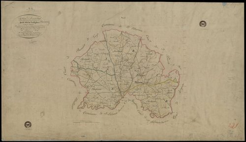 Boussac-Bourg - Plan parcellaire communal
