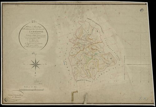 La Brionne - Plan parcellaire communal