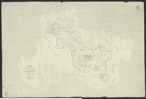 Bussière-Nouvelle - Plan parcellaire communal