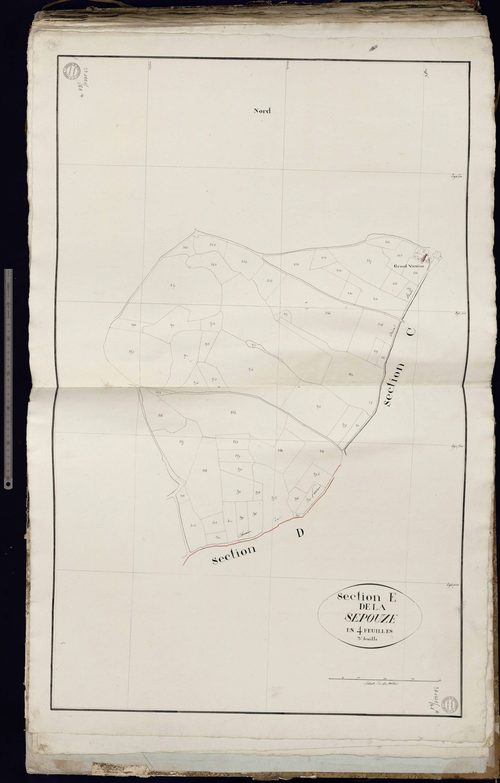 La Celle-sous-Gouzon - Section E dite de la Spouze (3ème feuille)