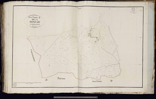 La Celle-sous-Gouzon - Section E dite de la Spouze (4ème feuille)
