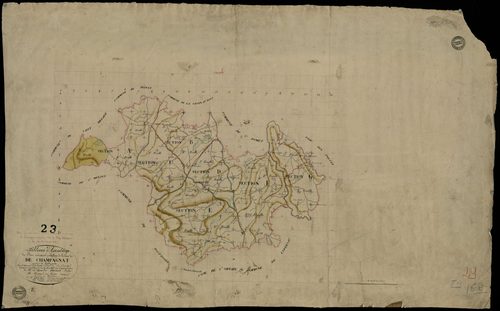 Champagnat - Plan parcellaire communal