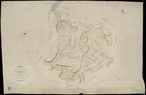 Champsanglard - Plan parcellaire communal