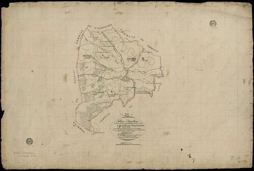 La Chapelle-Baloue - Plan parcellaire communal