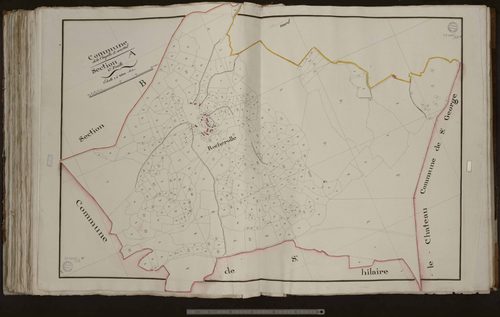 La Chapelle-Saint-Martial - Section A: Rocherolles (1ère feuille)