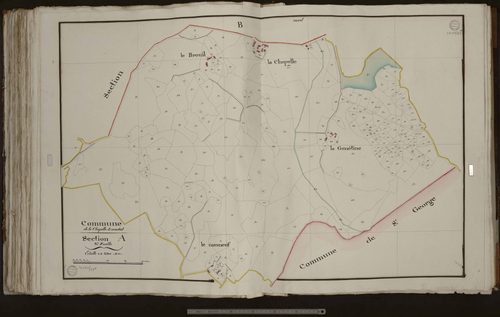La Chapelle-Saint-Martial - Section A: Le Breuil, La Génétine (2ème feuille)