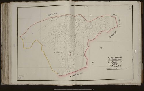 La Chapelle-Saint-Martial - Section A: La Villetelle (3ème feuille)