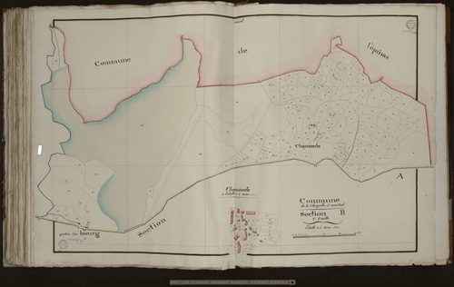 La Chapelle-Saint-Martial - Section B : Chaussada (1ère feuille)