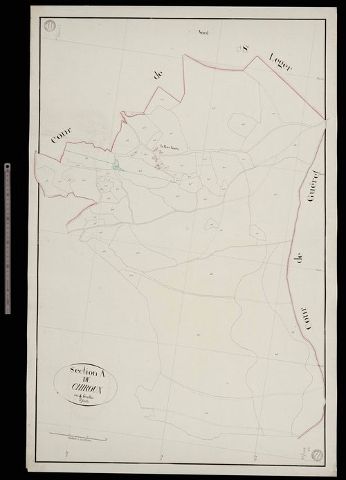 La Chapelle-Taillefert - Section A dite de Chiroux (4ème feuille)