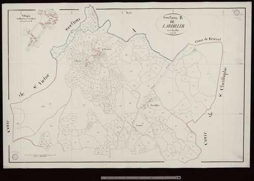 La Chapelle-Taillefert - Section B dite de Lardiller (1ère feuille)