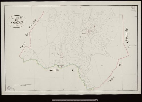 La Chapelle-Taillefert - Section B dite de Lardiller (2ème feuille)