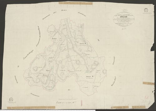 Chard - Plan parcellaire communal