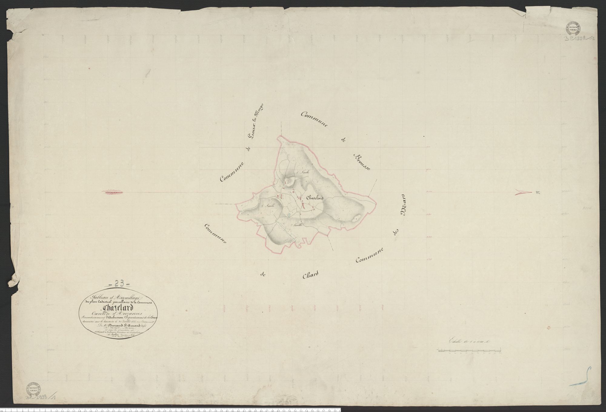 Châtelard - Plan parcellaire communal