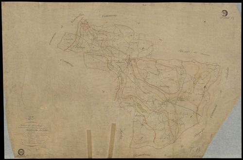 Châtelus-Malvaleix - Plan parcellaire communal