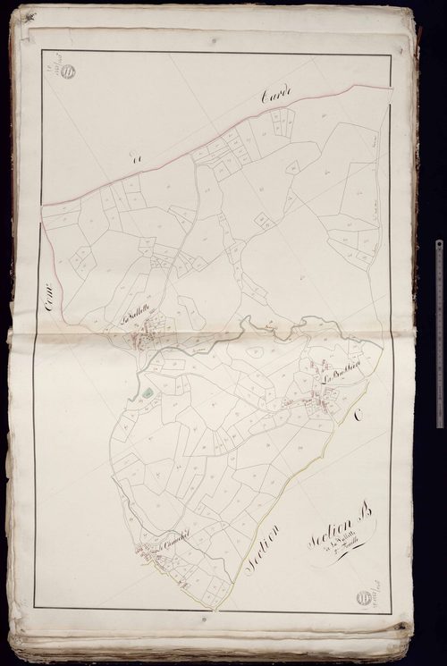 Le Chauchet - Section B dite de La Vallette (3ème feuille)
