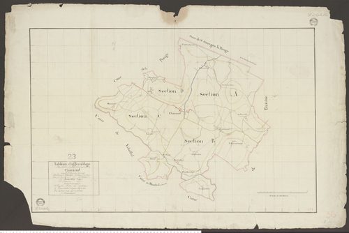 Chavanat - Plan parcellaire communal