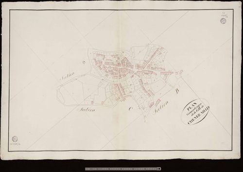 Chénérailles - Plan géométrique de la ville de Chénérailles