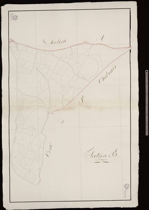 Chénérailles - Section B dite du Vaugueix (1ère feuille)