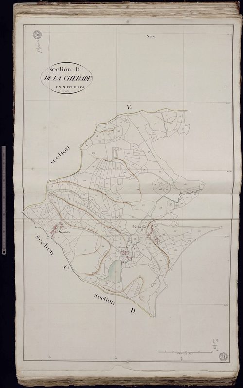 Le Compas - Section D dite de La Chérade (1ère feuille)