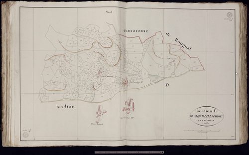 Le Compas - Section E dite de Marcillat-la-Farge (3ème feuille)