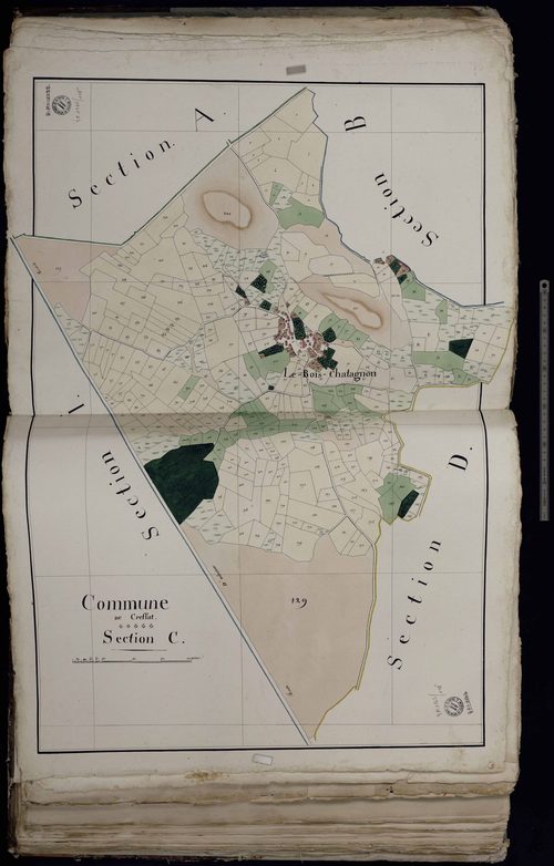 Cressat - Section C : Le Bois, Chatagnon
