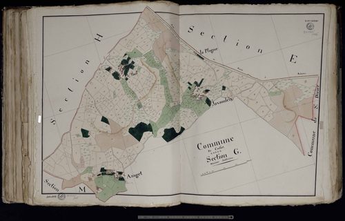Cressat - Section G : Le Theil, Javaudeix, Azaget (1ère feuille)