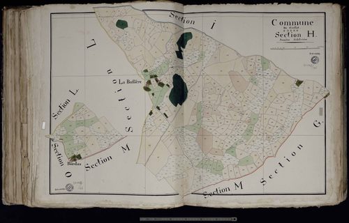 Cressat - Section H, première feuille