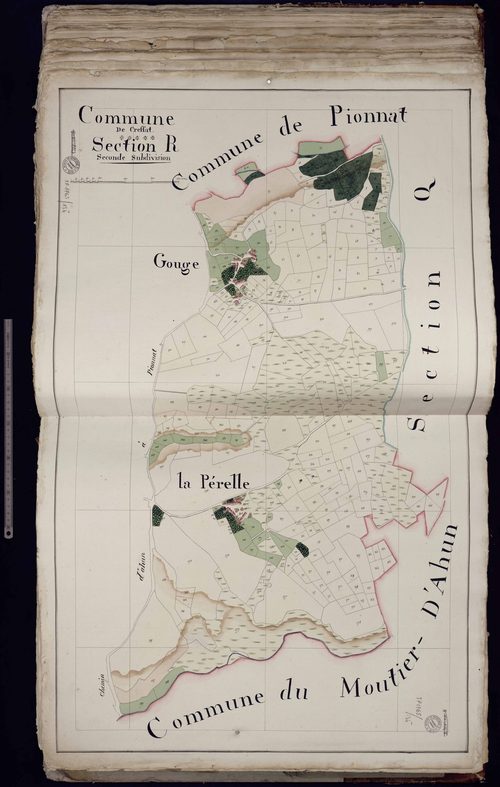 Cressat - Section R: La Pérelle (1ère feuille)