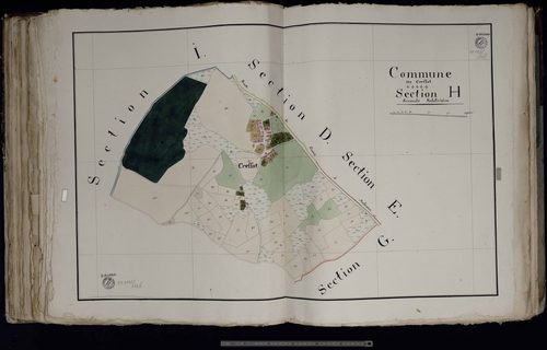 Cressat - Section H : Cressat (2ème feuille)