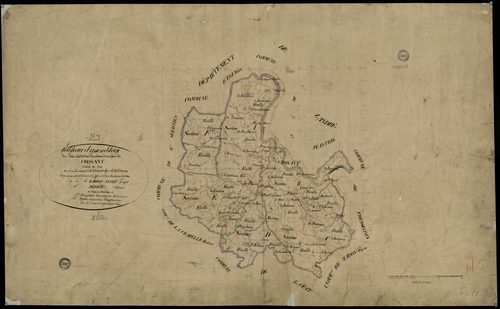 Crozant - Plan parcellaire communal