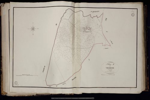 Croze - Section A dite de La Villeraud (1ère feuille)