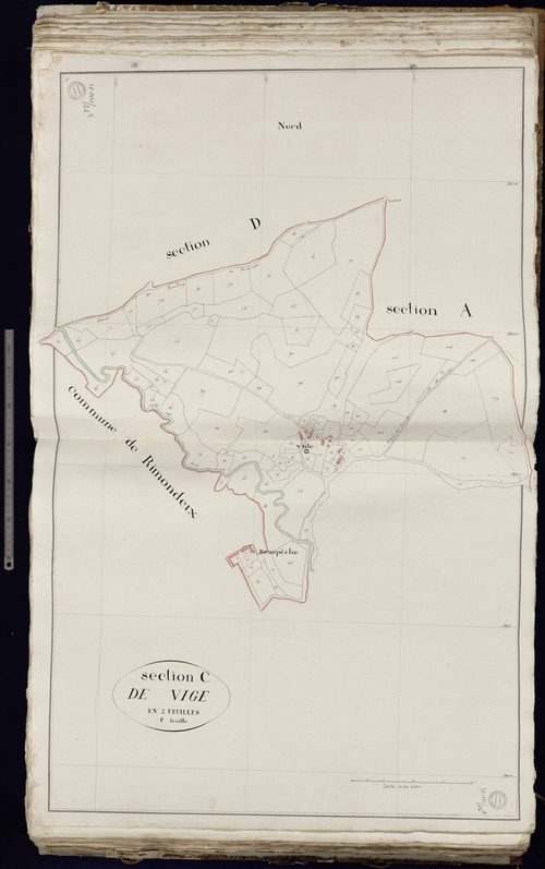 Domeyrot - Section C dite de Vige (1ère feuille)