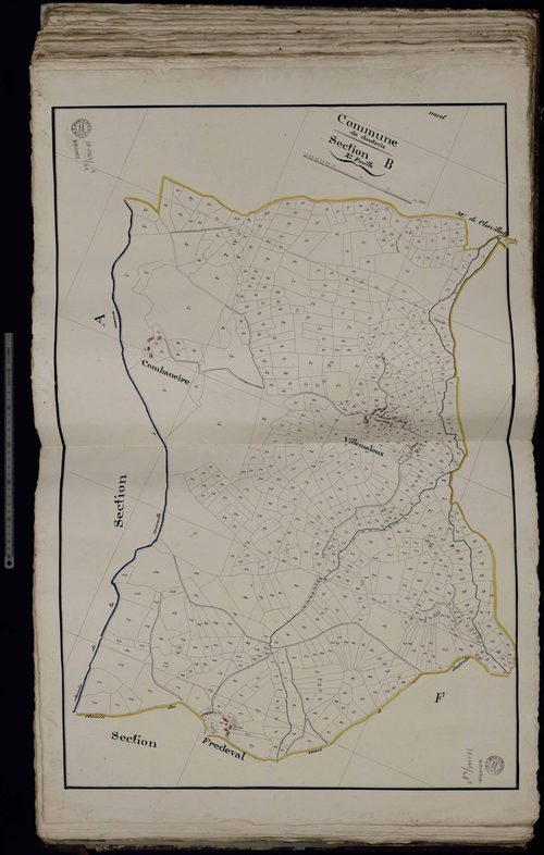 Dontreix - Section B : Combanaire, Villemaloux (2ème feuille)