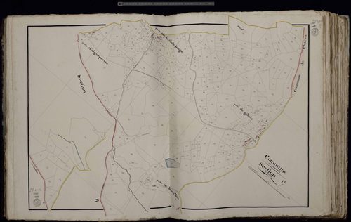 Dontreix - Section C : Carte-Jarrige, Gibreix (3ème feuille)